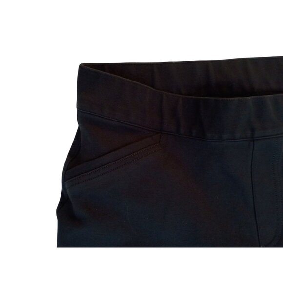 Spanx The Perfect Pant Womens 1X Black Synthetic Blend Notched Cuff Pants $150 - Picture 2 of 8